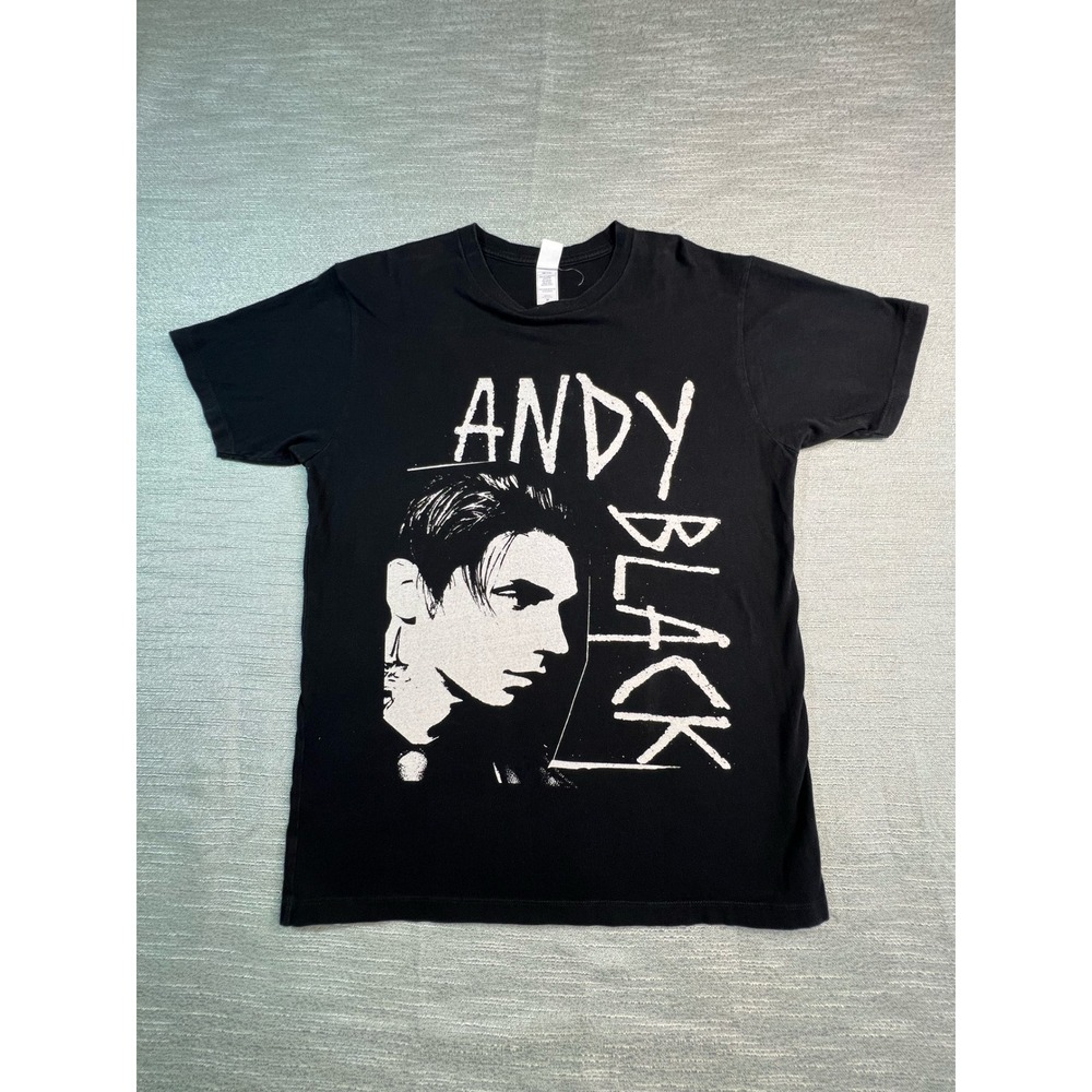 Andy Black T Shirt Mens Medium Black Graphic Tee Andy Biersack Solo Tour BVB